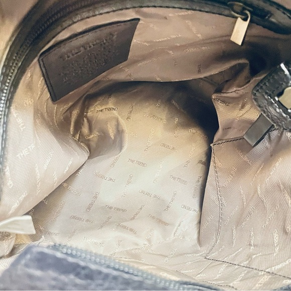 Black Leather Shoulder Bag Hand Bag Gorgeous Hardware The Trend - Picture 17 of 17